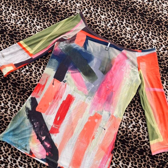 abstract paint designer top - Picture 4 of 7